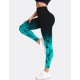 Women Fashion Tie-Dye Printed High Waist Pants Yoga Leggings