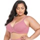 Women Fashion Simple Plus Size Solid Color Ultra-Thin Bra
