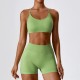 Women Yoga Fashion Solid Color Sports Two-Piece Set