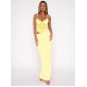 Women Fashion Sexy Solid Color Mesh Sleeveless Camisole Slim-Fit Skirts Two-Piece Set