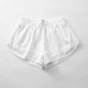 Women Fashion Solid Color Quick-Drying Lined Sports Shorts