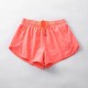 Women Fashion Solid Color Quick-Drying Lined Sports Shorts
