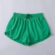Women Fashion Solid Color Quick-Drying Lined Sports Shorts