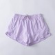 Women Fashion Solid Color Quick-Drying Lined Sports Shorts