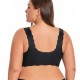 Women Fashion Sexy Plus Size Solid Color Lace Bra