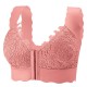 Women Fashion Sexy Plus Size Solid Color Lace Bra
