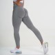 Women Fashion Solid Color Yoga High Waist Sports Leggings