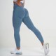 Women Fashion Solid Color Yoga High Waist Sports Leggings