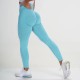 Women Fashion Solid Color Yoga High Waist Sports Leggings