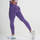 Women Fashion Solid Color Yoga High Waist Sports Leggings
